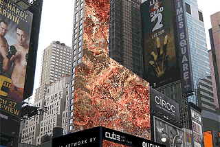 Massive 3-D Artificial Intelligence Data Painting NFT Launching On A 30-Storey Tall Billboard In…