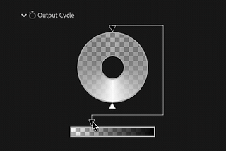 Colorama user interface showing the difficulty in setting accurate opacity values