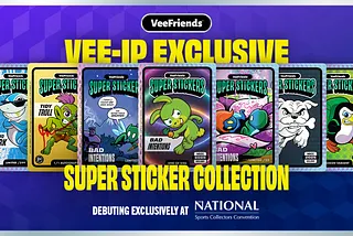 PSAマガジン super stickers TOLERANT TUNA/55 2025 VeeFriends Super Stickers Tolerant Tuna Red Parallel