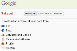 Google Takeout