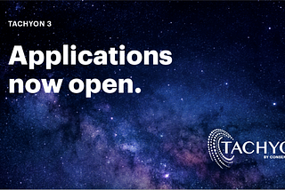 Introducing Tachyon III —  an Open Finance focused accelerator from Consensys Labs