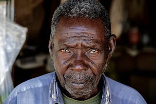 old African man