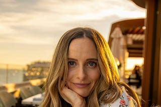 A French girl smiling