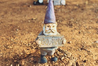 a garden gnome