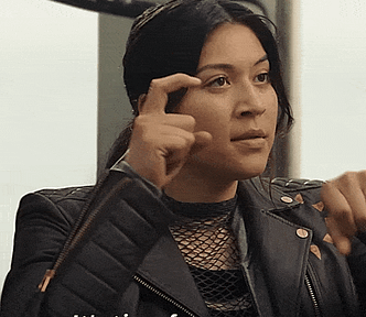 Maya Lopez from Marvel’s Echo signing ‘It’s time for a queen’ in ASL