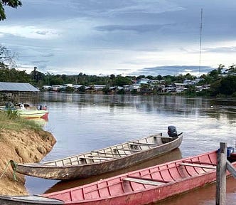Cuyuni River. Eteringbang/San Martin Border (Guyana/Venezuela).