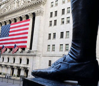Wall Street with its boot on the nation