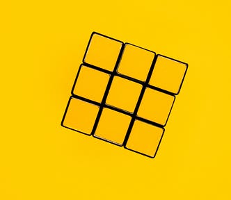 Rubik’s Cube representing how to solve complex problems