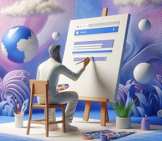 Design Portfolio Website without a job