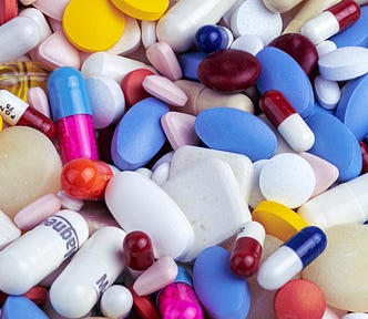 Lots of tablets, various colours