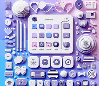 UX Accessibility Icons