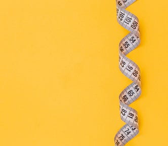 A curled tape measure.