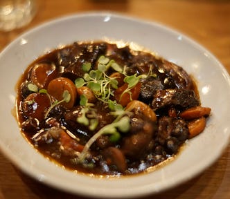 Rabbit stew … delicious