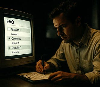 How AI, particularly Copilot, is transforming something simple yet impactful as the humble FAQ