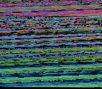 Image of glitch screen, giving the feeling of technology not working or disconnection. By Michael Dziedzic on Unsplash.