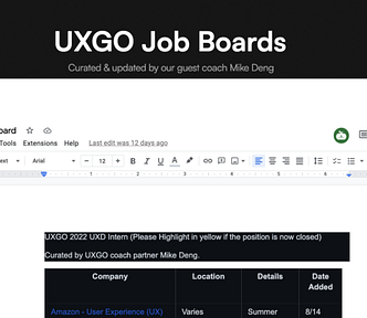 (Check out our free job board on UXGO)