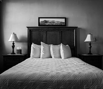 An empty bedroom.