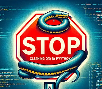 Stop cleaning data in Python