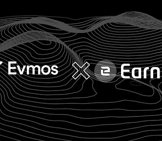 Banner image with text Evmos X Earnmos