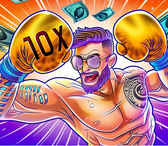 You Can Outperform the S&P 500 by 10X with This Simple Investment Strategy, A Complete Guide to the Power of Leveraged ETFs — Debunking Myths and Backed by Data, a man fighting with boxing gloves with “10X” words on the gloves. AI image created on midjourney v6 by henrique centieiro and bee lee