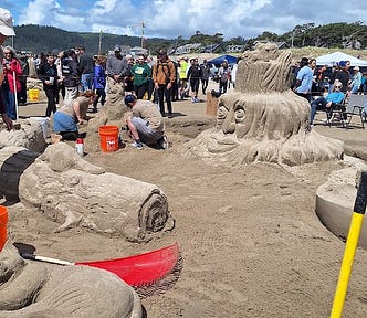 Image by Gabriella Cannon Beach Jun 15th, 2024 Sand Castle Day