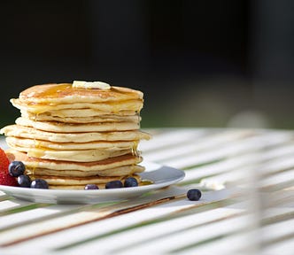 stack of pancakes