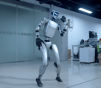 unitree G1 humanoid robot dancing