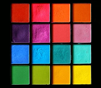 Decorative image of colorful squares