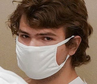 Payton Gendron appears during his arraignment in Buffalo City Court, Saturday, May 14, 2022, in Buffalo, N.Y. Gendron was arraigned on first-degree murder charges and ordered detained without bail.