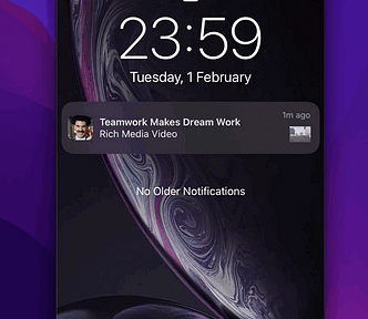 Local, push notifications, multimedia messages, and iOS 15 changes