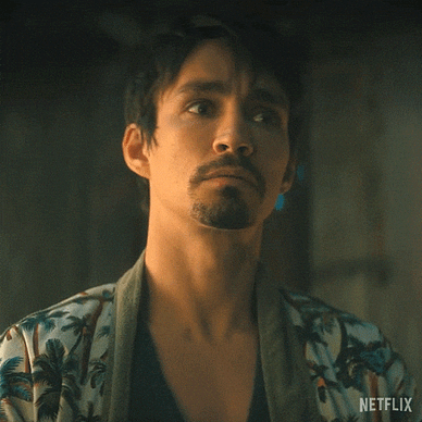 Klaus Hargreeves saying ‘what?’