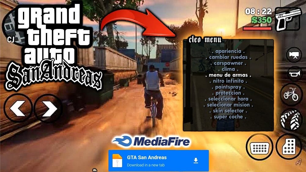 GTA San Andreas APK Mod 2024 Descarga gratis Para Android