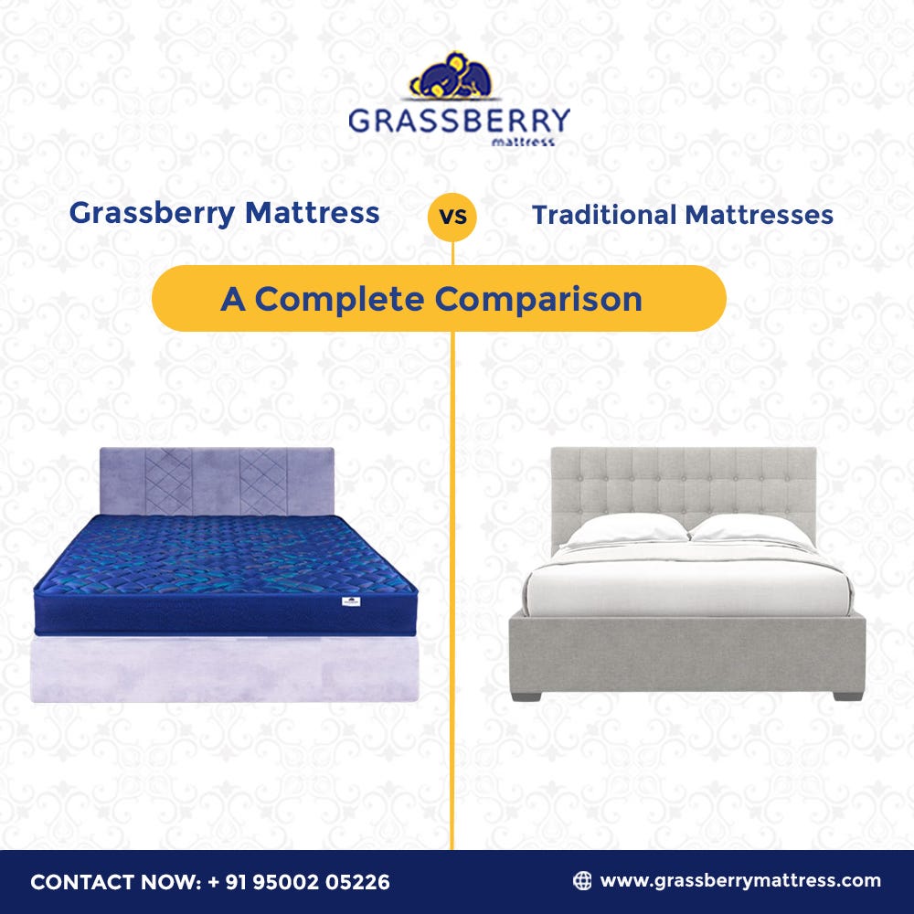 Grassberry Mattress vs Traditional Mattresses A Complete Comparison