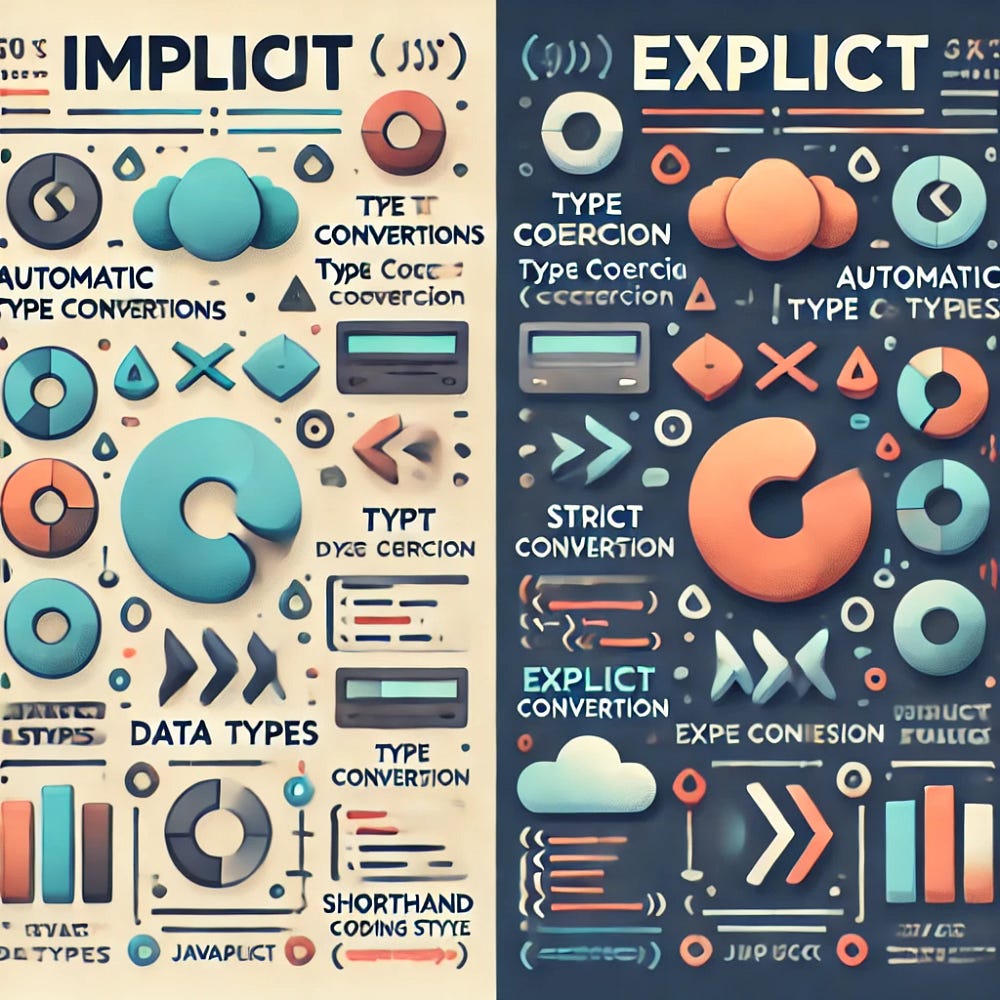 What is implicit and explicit?. In JavaScript, implicit and explicit ...