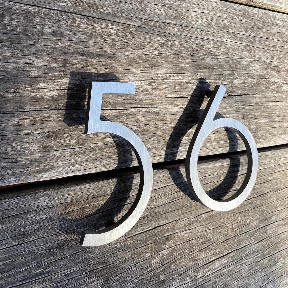 House Numbers for Fabulously Functional Curb Appeal House Numbers