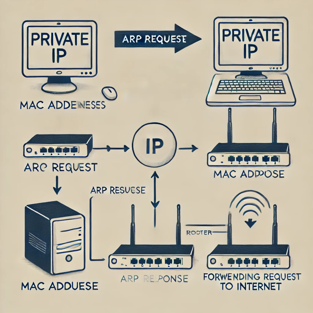 Private IP Address vs MAC Address in a Local Area Network?? | by ...