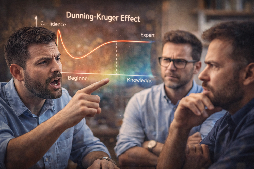The Dunning–Kruger Effect: How It Shows Up in Everyday Life and Why ...