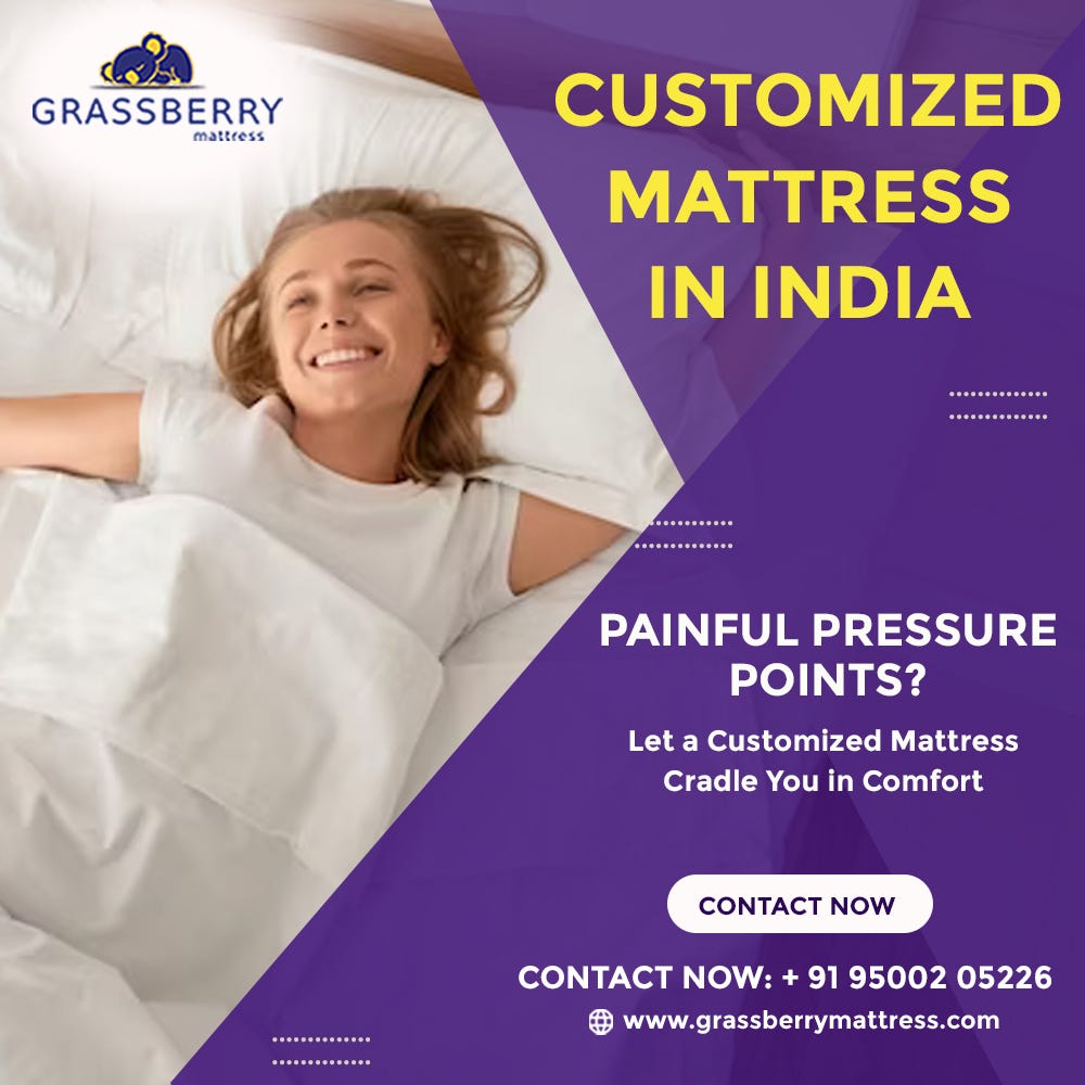 Painful Pressure Points? Let a Customized Mattress Cradle You in