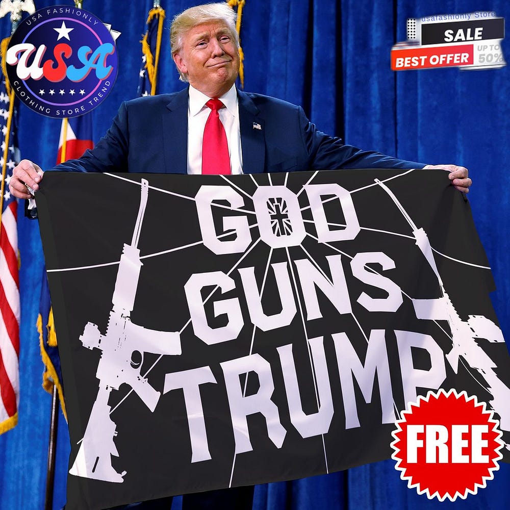Give Me Freedom - Trump Wall Flag main image 1