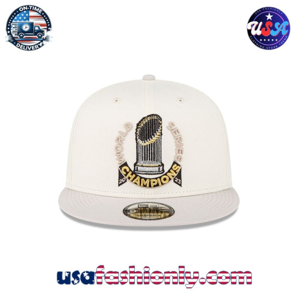 Texas Rangers 2023 World Series Champions 9FIFTY Snapback Hat by