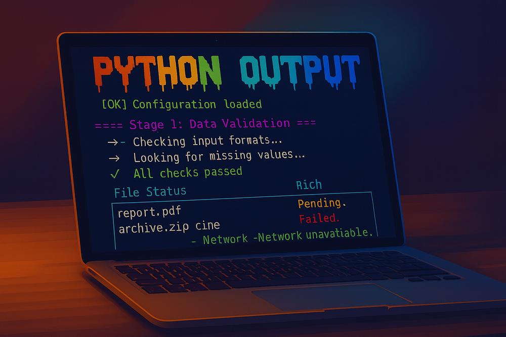 Bring Your Python Terminal to Life With Colour and Clarity | by Andy ...