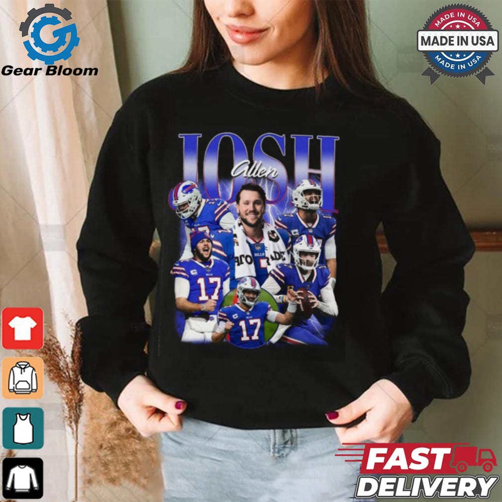 Vintage 90s Graphic Style Josh Allen Shirt by Axpataid Oct, 2024