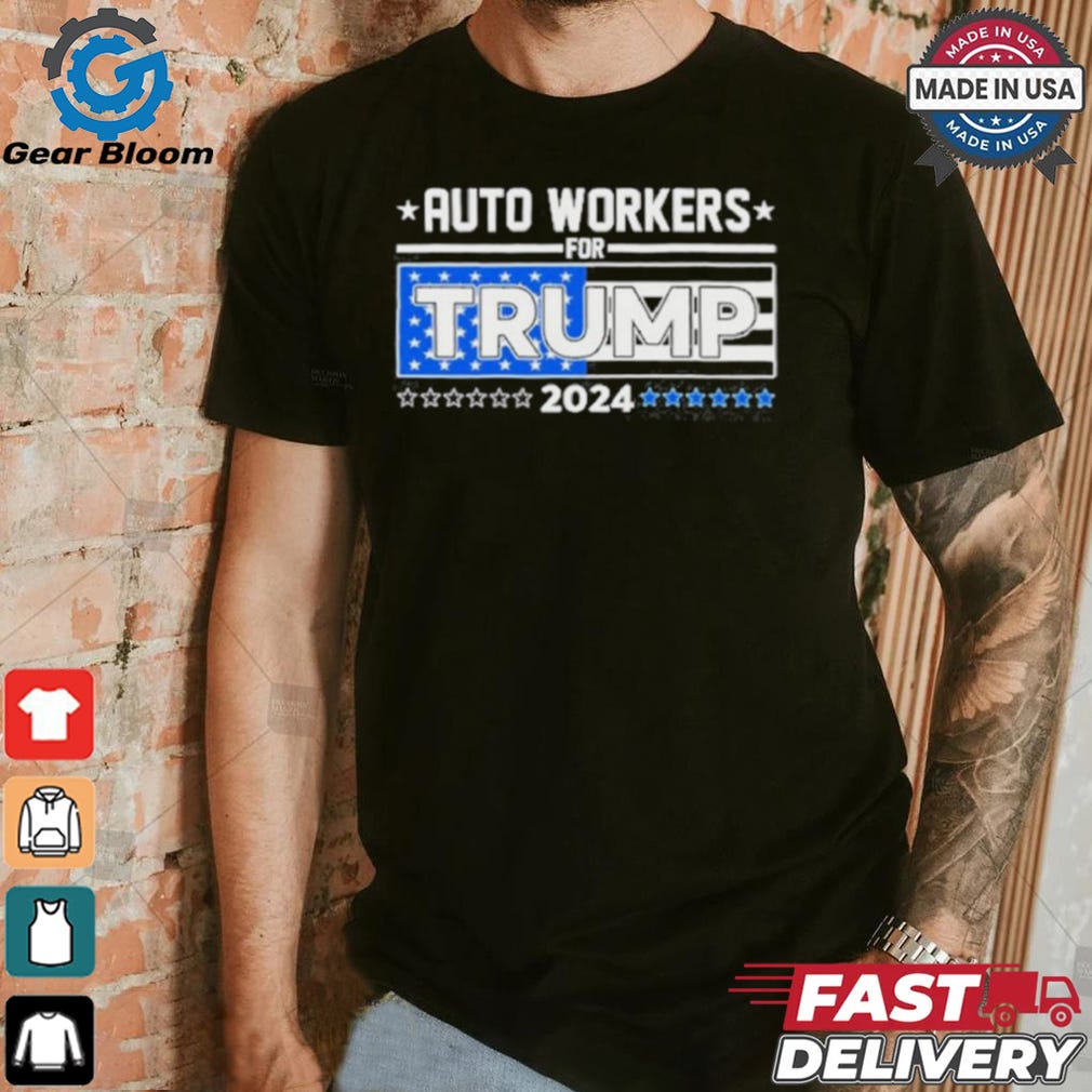 Auto Workers For Trump 2024 Detroit Shirt by Mynidgum Oct, 2024