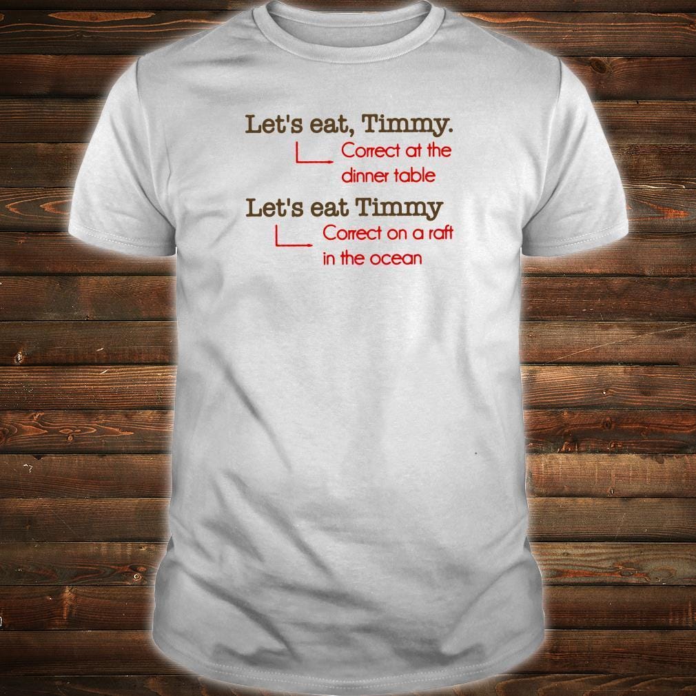 Let’s eat Timmy correct at the dinner table let’s eat