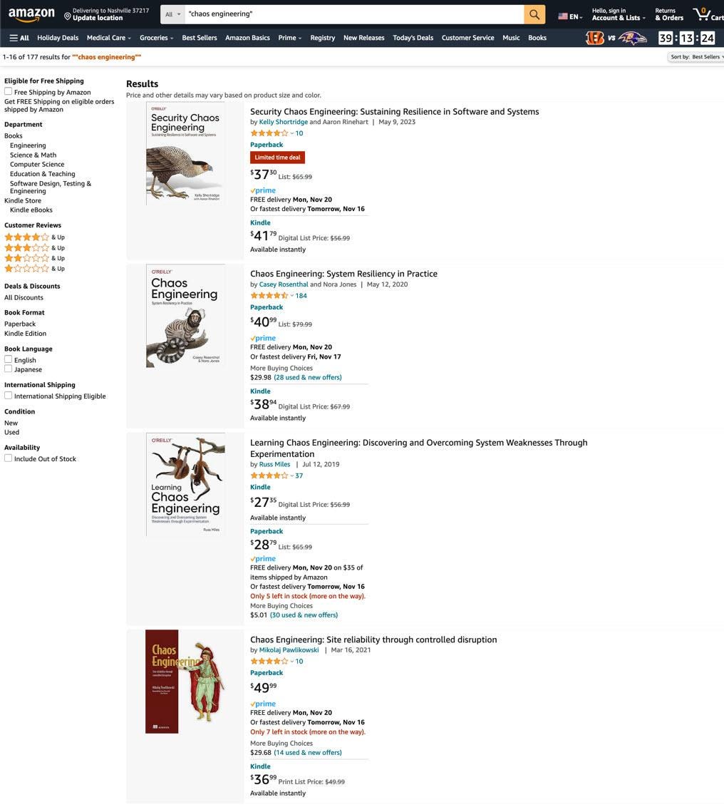 Engineering Resilience: Lessons from Amazon Search’s Chaos Engineering ...