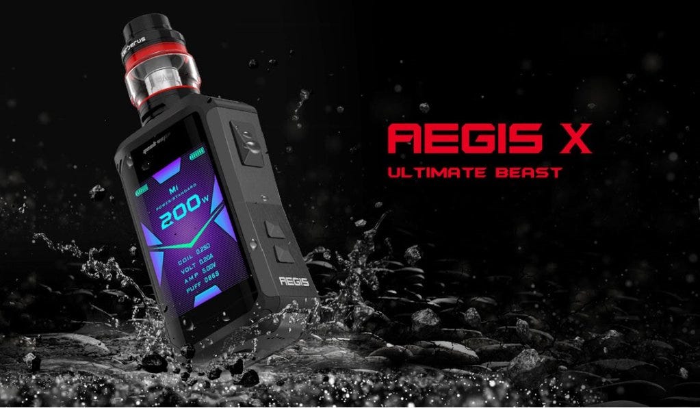 Use of GeekVape Aegis X. GeekVape Aegis X has a lot of settings… by