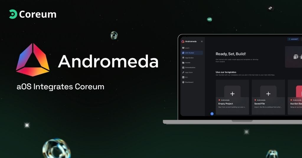 Andromeda Protocol Integrates Coreum: The On-Chain Operating System Meets the Superledger