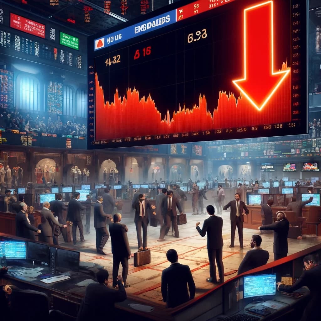 Indian stock market experienced a significant crash. by Whichfloor