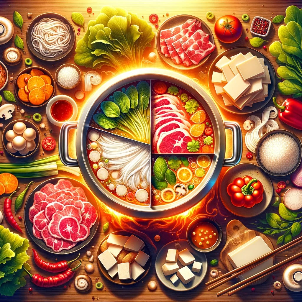 What are the ingredients of hot pot, cook your own hot pot essential