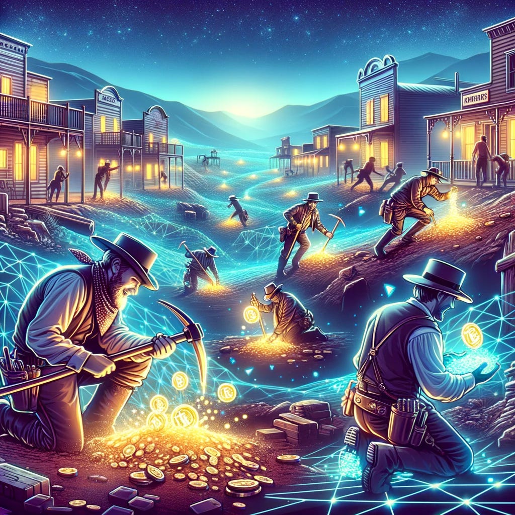 Digital Gold Rush Investing in Digital Assets by Future's Bright Collective Medium